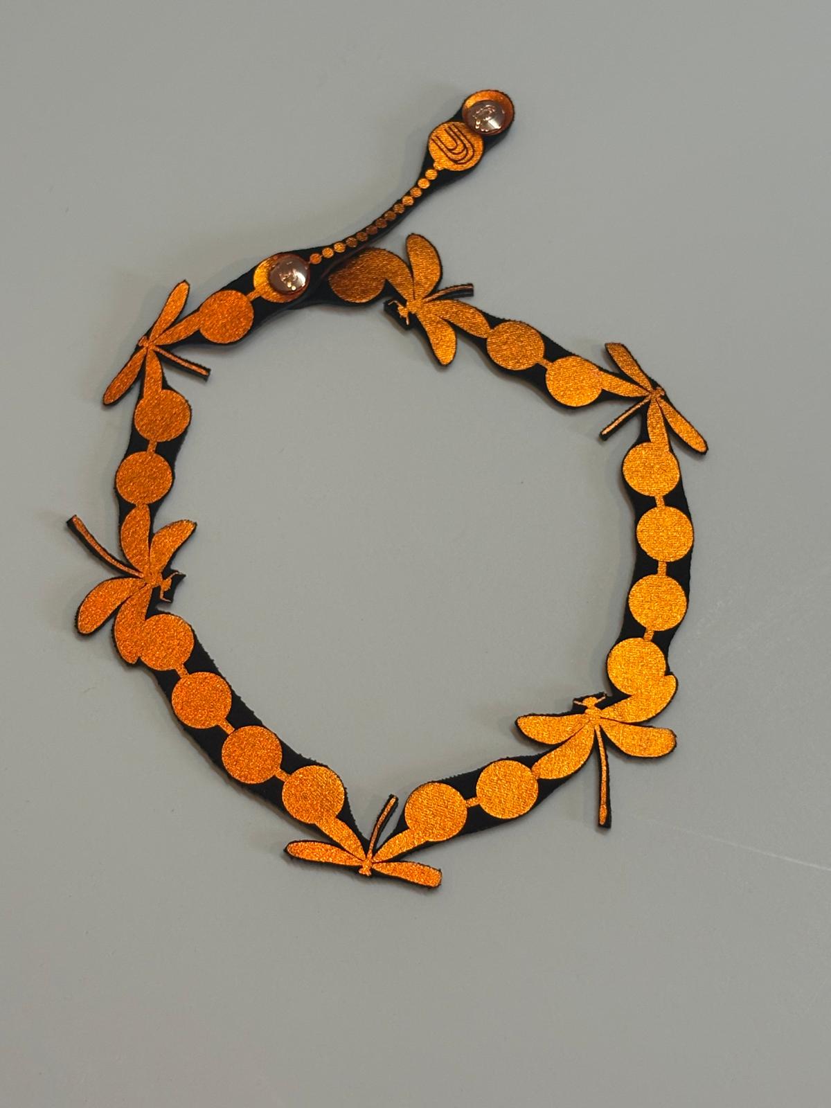 Dragonfly Chocker Orange